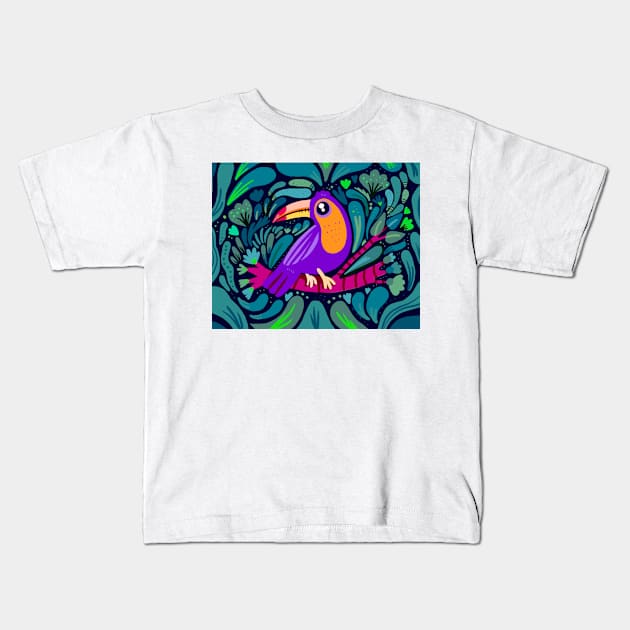 Tucan Kids T-Shirt by Mjdaluz